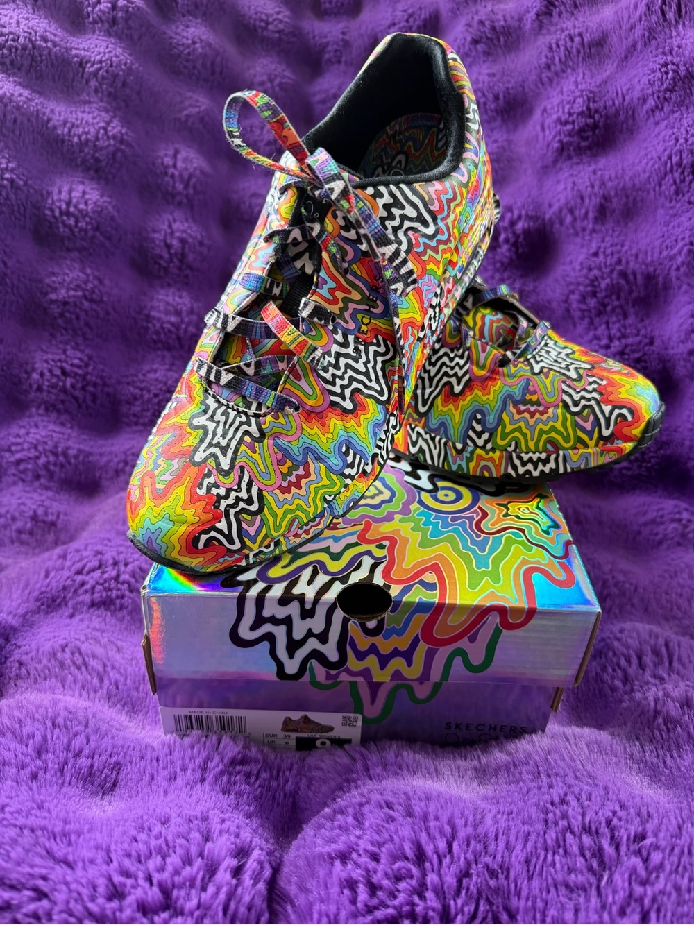 Skechers Infinite Drip Sneakers by Jen Stark